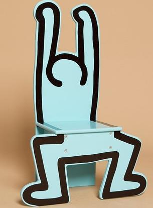 Keith Haring'den 'Kırmızı ve Sıcak' Bir Sandalye 